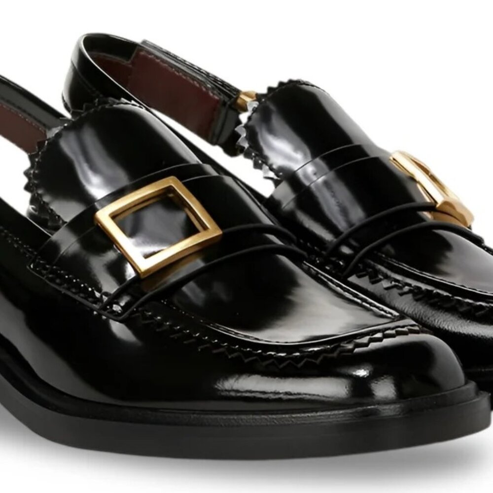 Franco Sarto Women's Gianna Slingback Loafers in Black